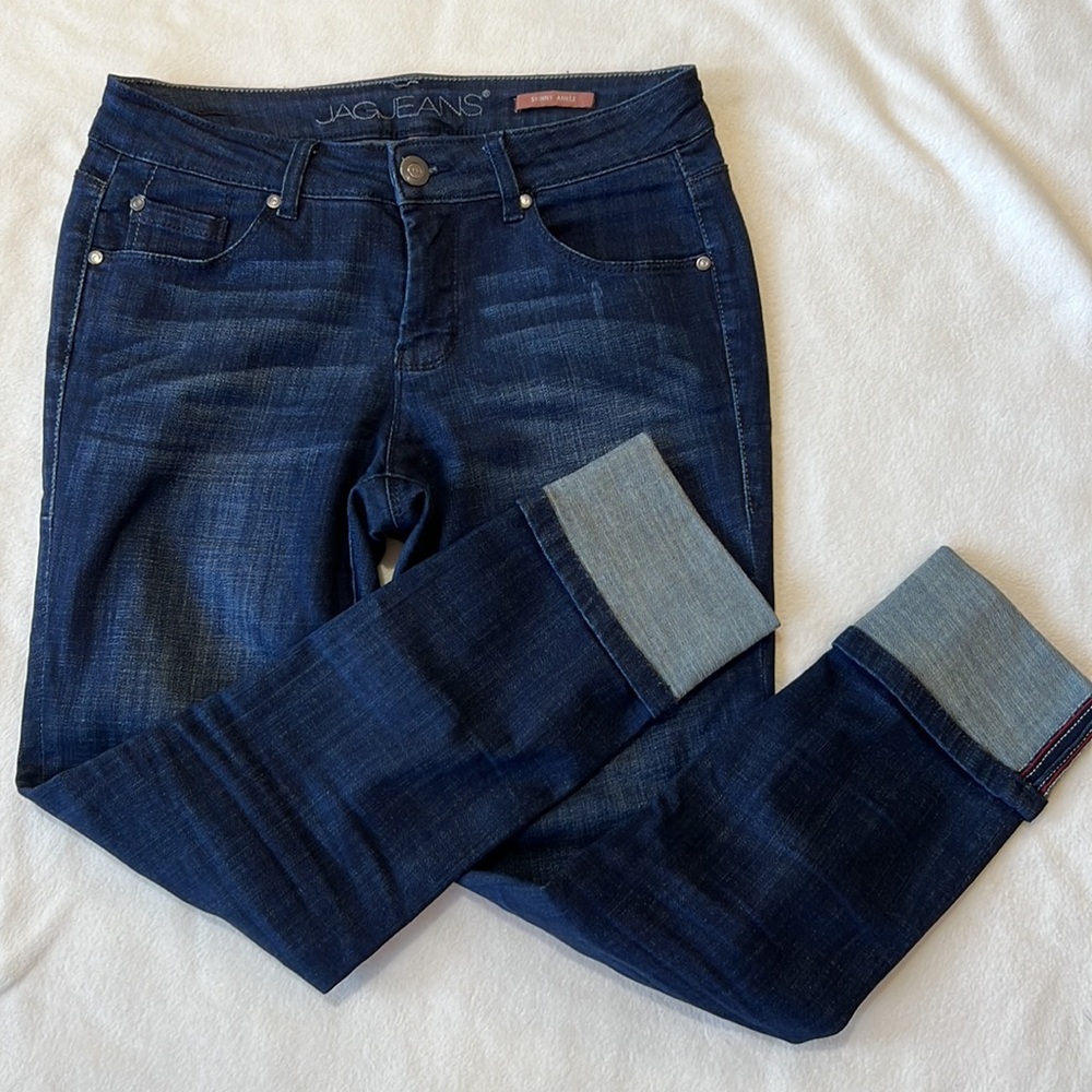 Jag Jeans Skinny Ankle Cuffed Jeans Size 2